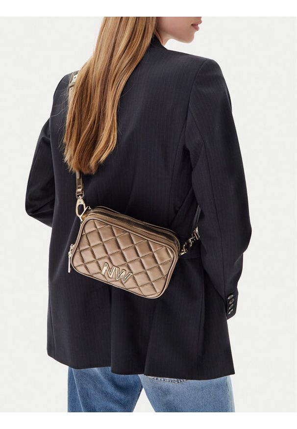 Nine West Torebka CEO-Greenwich-Glam-LX7669 Złoty. Kolor: złoty