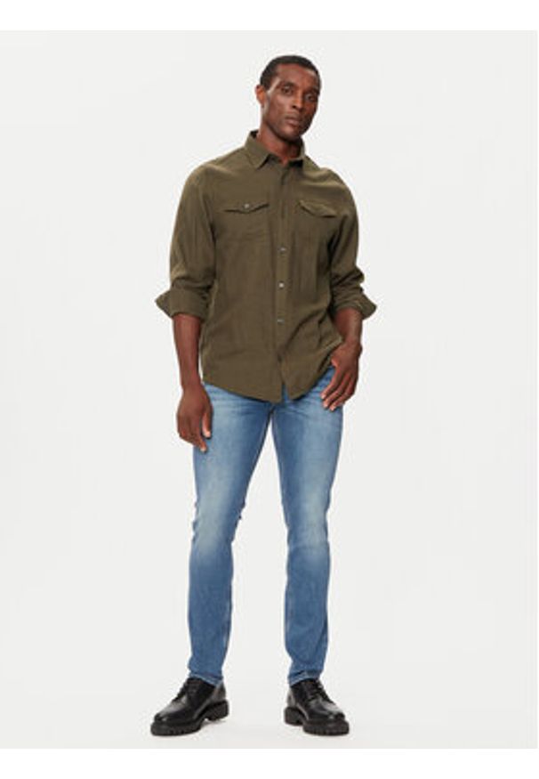 Mustang Jeansy Frisco 1015493 Niebieski Skinny Fit. Kolor: niebieski