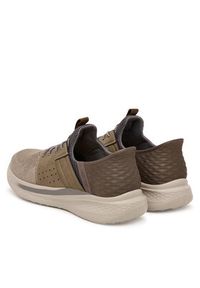 skechers - Skechers Sneakersy 210811/TPE Brązowy. Kolor: brązowy. Materiał: materiał #6