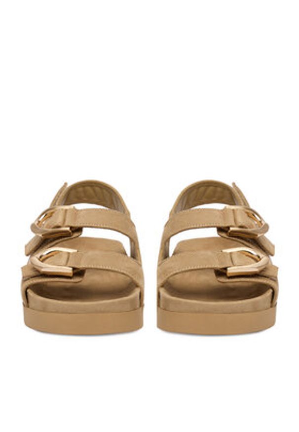 DeeZee Sandały CEO-SG19779-1 Beżowy. Kolor: beżowy. Materiał: materiał