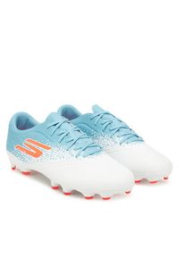 skechers - Skechers Buty do piłki nożnej Gold Fg 252015 WTQP Biały. Kolor: biały. Materiał: skóra #3