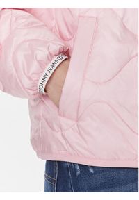 Tommy Jeans Kurtka przejściowa DW0DW17242 Różowy Regular Fit. Kolor: różowy. Materiał: syntetyk #4