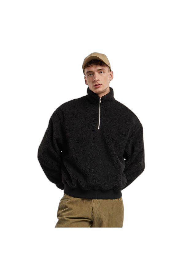 Sweter oversize Urban Classics. Kolor: czarny. Materiał: materiał