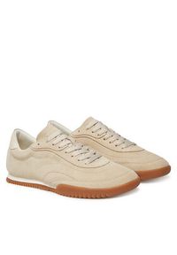 BOSS Sneakersy Careton 50548707 Beżowy. Kolor: beżowy. Materiał: zamsz, skóra #5