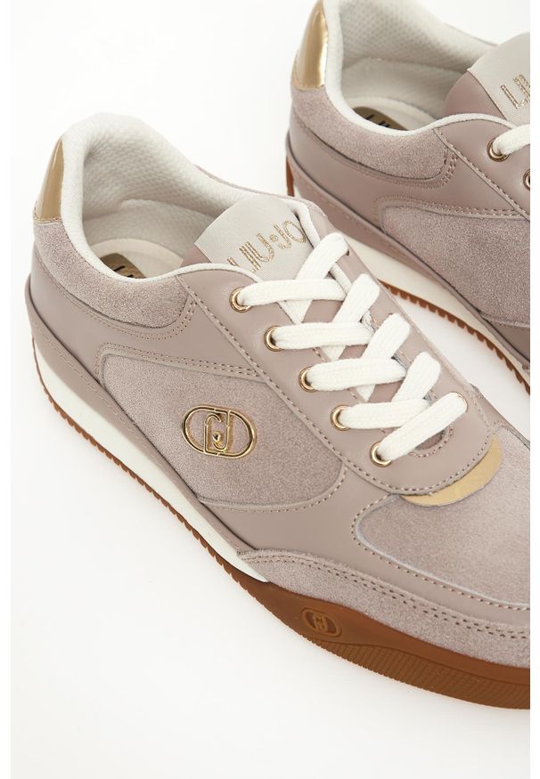 Liu Jo - Sneakersy damskie zamszowe LIU JO. Materiał: zamsz