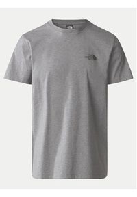 The North Face T-Shirt Simple Dome NF0A87NG Szary Regular Fit. Kolor: szary. Materiał: syntetyk #4