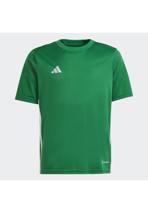 Adidas - Koszulka dla dzieci adidas Tabela 23 Jersey. Kolor: wielokolorowy, biały, zielony. Materiał: syntetyk. Sport: piłka nożna