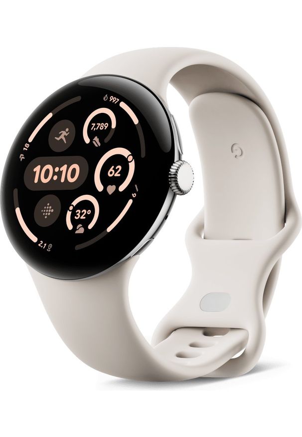 GOOGLE - Smartwatch Pixel Watch 3 45mm Beżowy (GA05736-DE). Rodzaj zegarka: smartwatch. Kolor: beżowy