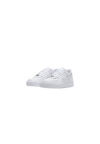 Nike - Buty do chodzenia unisex Air Force 1 Triple White. Kolor: biały. Model: Nike Air Force. Sport: turystyka piesza