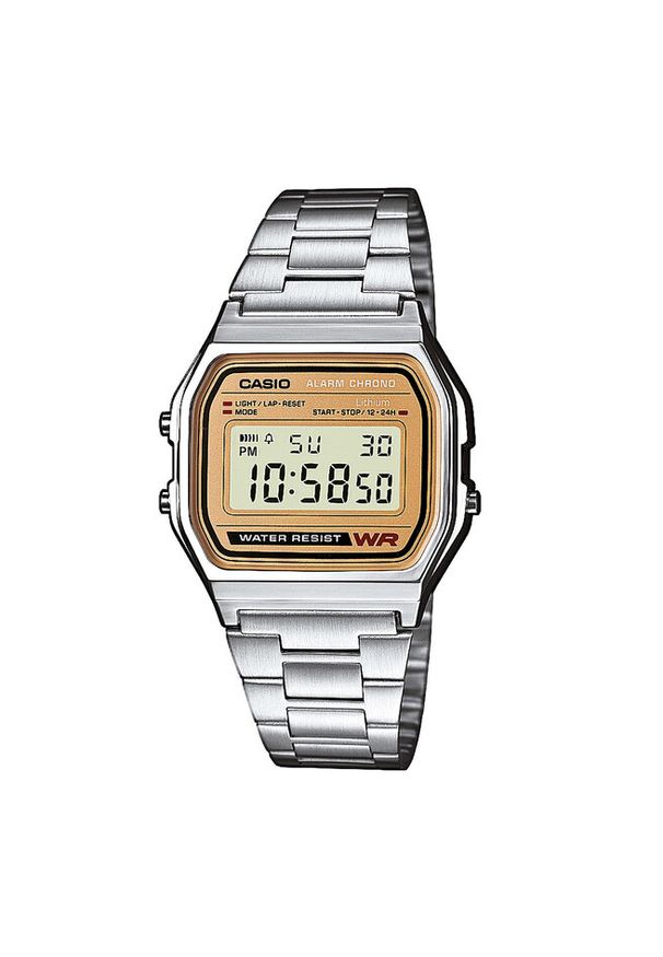 Zegarek Casio. Kolor: srebrny. Styl: vintage