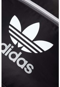 adidas Originals plecak kolor czarny duży z nadrukiem. Kolor: czarny. Materiał: materiał. Wzór: nadruk #2