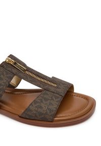 MICHAEL Michael Kors Klapki Berkley Flat 40S6BRFS1B Brązowy. Kolor: brązowy. Materiał: skóra #4