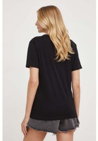 Answear Lab t-shirt bawełniany kolor czarny. Kolor: czarny. Materiał: bawełna. Wzór: gładki. Styl: wakacyjny #2