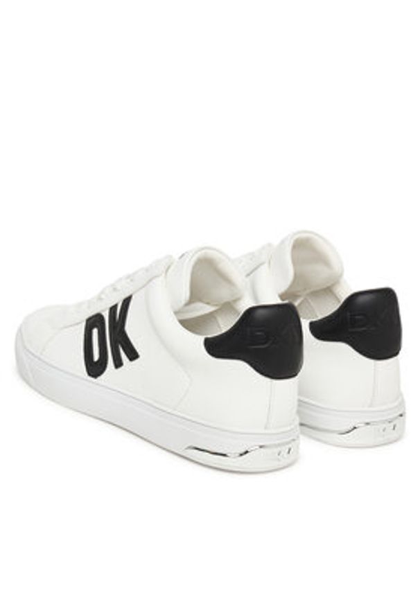 DKNY Sneakersy K3566320 Czarny. Kolor: czarny. Materiał: skóra
