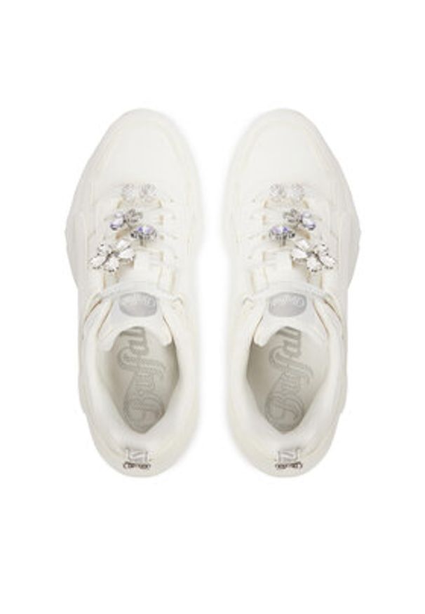 Buffalo Sneakersy Bliss Ice Glam 1636674 Biały. Kolor: biały. Materiał: materiał