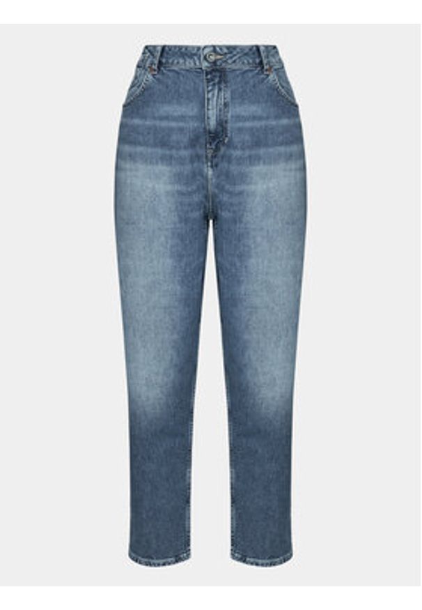 Mustang Jeansy Charlotte 1013598 Niebieski Tapered Fit. Kolor: niebieski