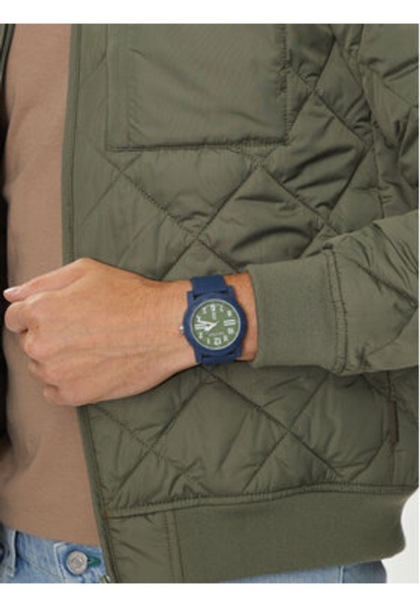 Nautica Zegarek NAPATS305 Niebieski. Kolor: niebieski. Materiał: syntetyk