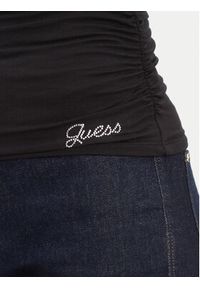 Guess Top W5YP28 KACM2 Czarny Regular Fit. Kolor: czarny #5