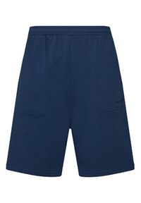 TOMMY HILFIGER - Tommy Hilfiger Szorty sportowe Terry UM0UM03914 Granatowy Regular Fit. Kolor: niebieski. Materiał: bawełna. Styl: sportowy #3