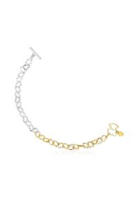 Tous bransoletka ze srebra pokrytego złotem. Materiał: złote, srebrne. Kolor: złoty #1