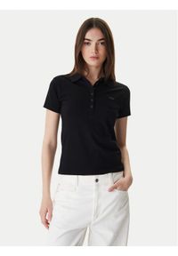Guess Polo W5GP73 KCYR1 Czarny Regular Fit. Typ kołnierza: polo. Kolor: czarny. Materiał: bawełna #1