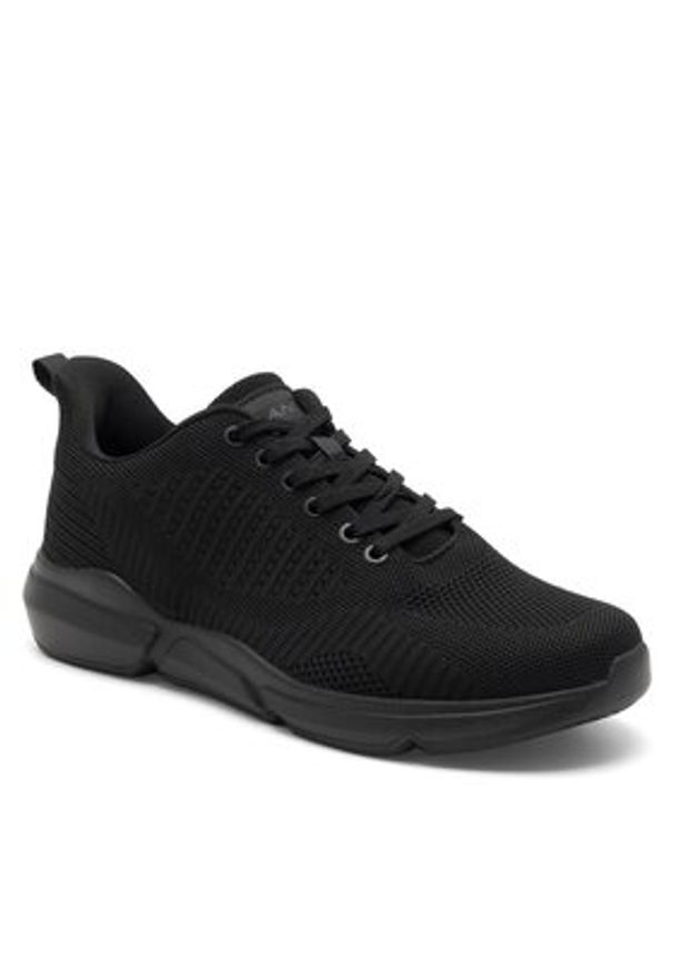 Lanetti Sneakersy MP07-21807-01 Czarny. Kolor: czarny. Materiał: materiał