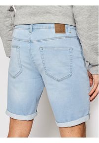 Only & Sons Szorty jeansowe Ply 22018587 Błękitny Regular Fit. Kolor: niebieski. Materiał: bawełna