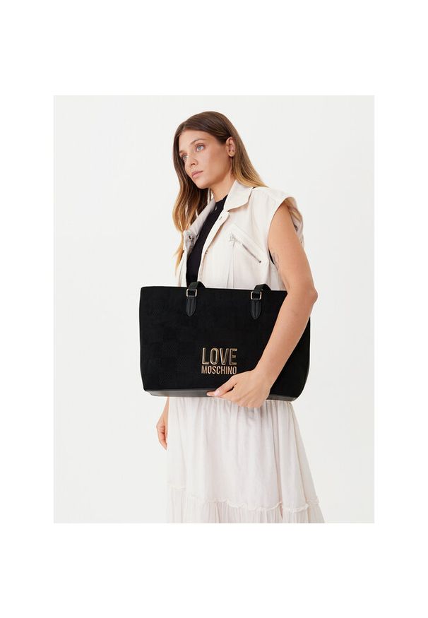 Love Moschino - Torebka LOVE MOSCHINO. Kolor: czarny
