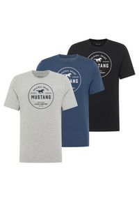 3 - Pak T-Shirt Mustang Style Alex 017334. Materiał: denim, bawełna, jeans, materiał. Sezon: lato. Styl: klasyczny #1