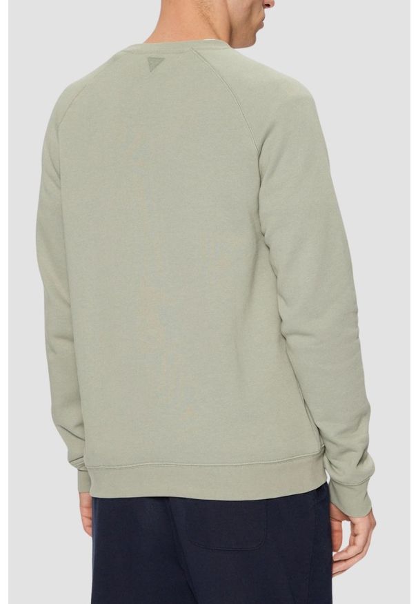 Guess - GUESS Zielona bluza męska New Aldwin, Rozmiar XL. Kolor: zielony