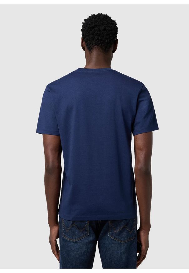 Wrangler - MESKA KOSZULKA WRANGLER AMERICANA TEE NAVY 112371415