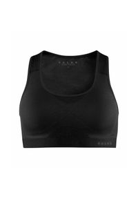 Biustonosz damski Falke Madison Low Support. Kolor: czarny. Sport: fitness
