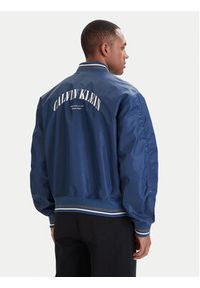 Calvin Klein Jeans Kurtka bomber LV04RF510G Niebieski Regular Fit. Kolor: niebieski. Materiał: syntetyk #3