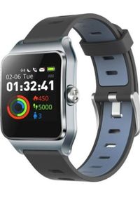 Smartwatch Umax U-Band P1 PRO Czarno-niebieski (UB523). Rodzaj zegarka: smartwatch. Kolor: czarny, niebieski, wielokolorowy