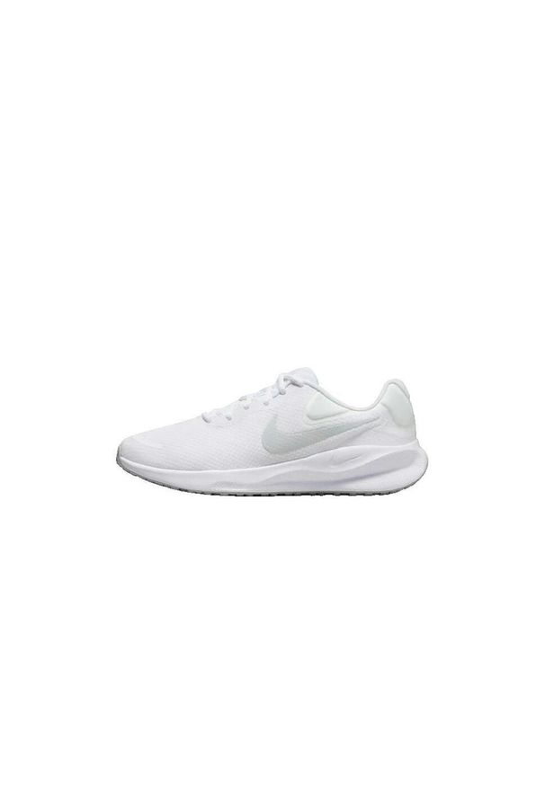Buty do biegania Mężczyzna Nike Revolution 7 biały. Zapięcie: sznurówki. Kolor: biały. Materiał: guma, syntetyk, tkanina, materiał. Szerokość cholewki: normalna. Model: Nike Revolution. Sport: bieganie