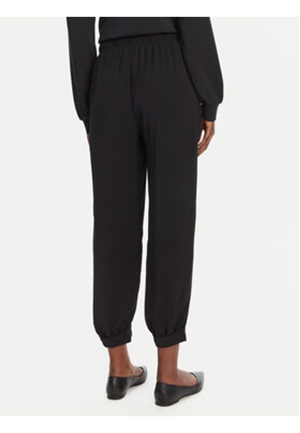Liu Jo Sport Spodnie materiałowe TA5138 TS923 Czarny Regular Fit. Kolor: czarny. Materiał: syntetyk. Styl: sportowy