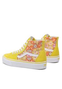 Vans Sneakersy Sk8-Hi Tapered VN0A5KRUBLX1 Żółty. Kolor: żółty. Materiał: materiał #2