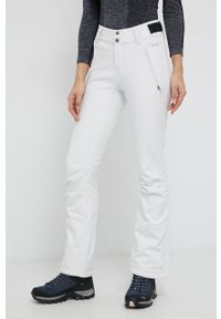 Protest Spodnie damskie kolor biały. Kolor: biały. Materiał: materiał, softshell #1