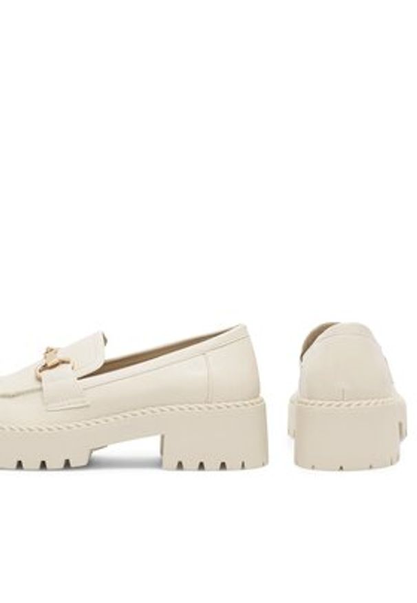 DeeZee Loafersy GIA H3302D-3 Écru. Materiał: skóra