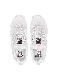 Fila Sneakersy Fx Disruptor Wmn 1011386.1FG Biały. Kolor: biały. Materiał: skóra