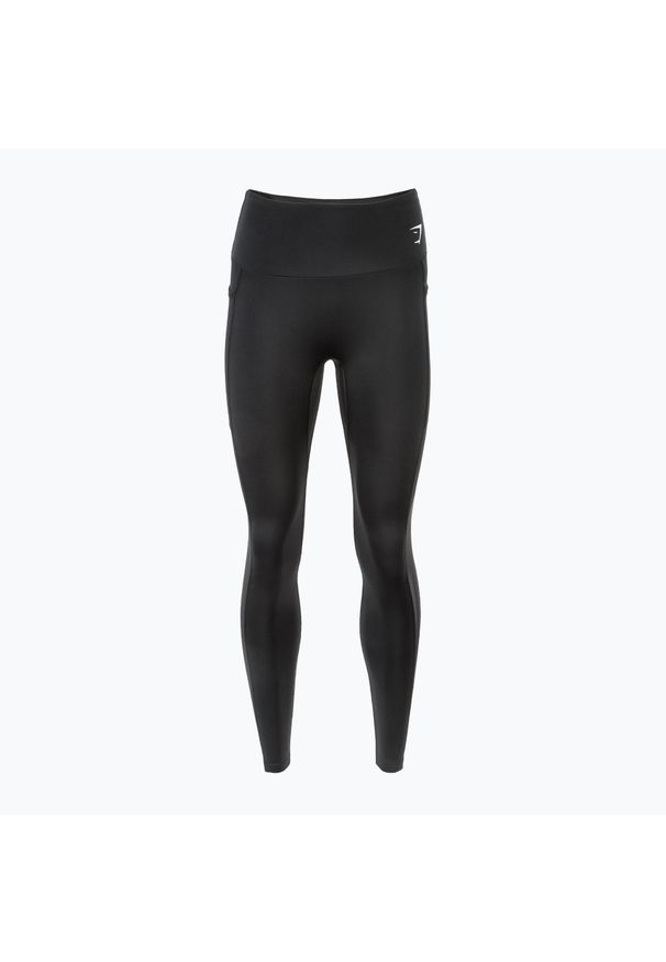 GYMSHARK - Legginsy treningowe damskie Gymshark Training Mesh. Kolor: czarny. Materiał: mesh. Sport: fitness