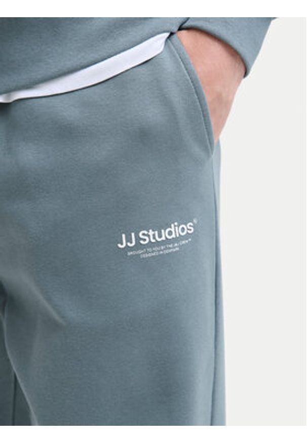 Jack & Jones Spodnie dresowe Kane Soho 12278943 Niebieski Regular Fit. Kolor: niebieski. Materiał: bawełna