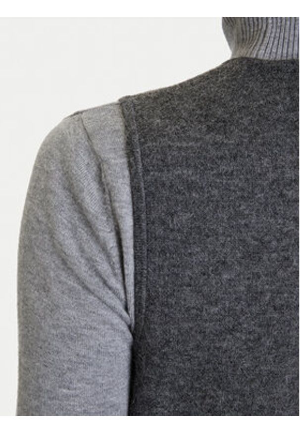 Vero Moda Kamizelka Brisa 10334682 Szary Regular Fit. Kolor: szary. Materiał: syntetyk