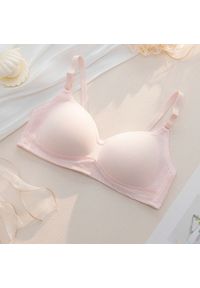 Intica - Biustonosz bezszwowy bez fiszbin codzienny elegancki Sibylle. Kolor: biały. Materiał: materiał, skóra #9