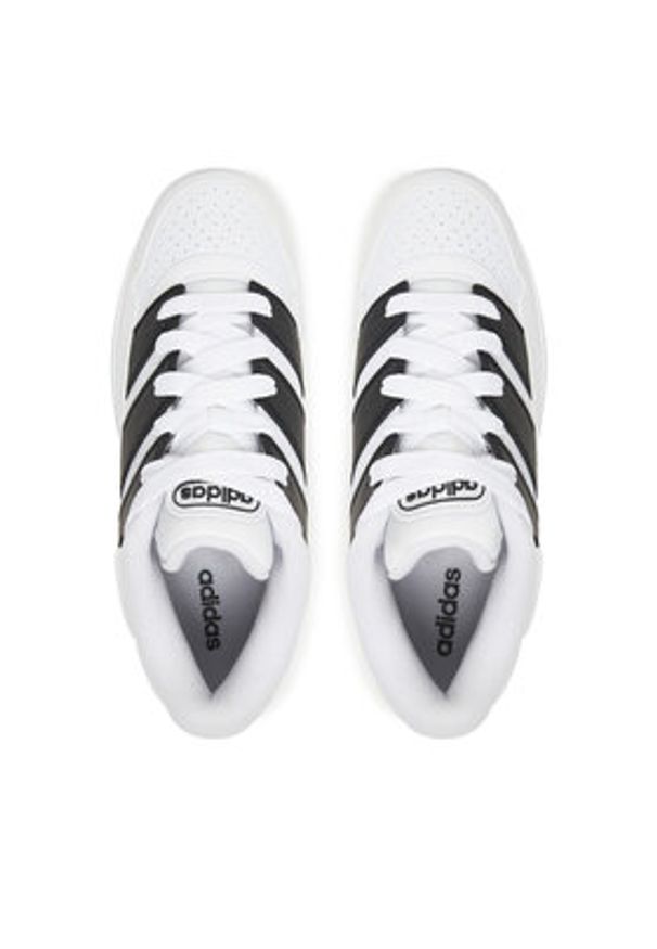 Adidas - adidas Sneakersy Break Start 2000 JS0145 Biały. Kolor: biały. Materiał: skóra