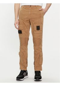 Aeronautica Militare Spodnie materiałowe 241PA1387CT1493 Beżowy Regular Fit. Kolor: beżowy. Materiał: bawełna