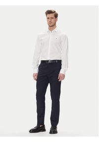 TOMMY HILFIGER - Tommy Hilfiger Koszula MW0MW39279 Biały Slim Fit. Kolor: biały. Materiał: bawełna #3