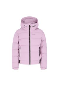 Kurtka z kapturem dla dziewczynki Protest Eliny. Typ kołnierza: kaptur. Kolor: fioletowy. Materiał: puch. Sezon: zima. Sport: narciarstwo #1