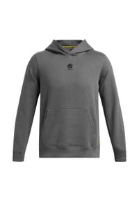 Bluza męska Under Armour Curry Splash Hoodie. Kolor: szary. Sport: fitness
