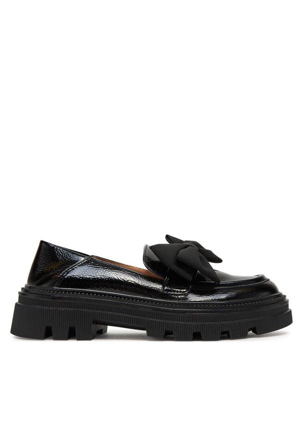 Loafersy DeeZee. Kolor: czarny